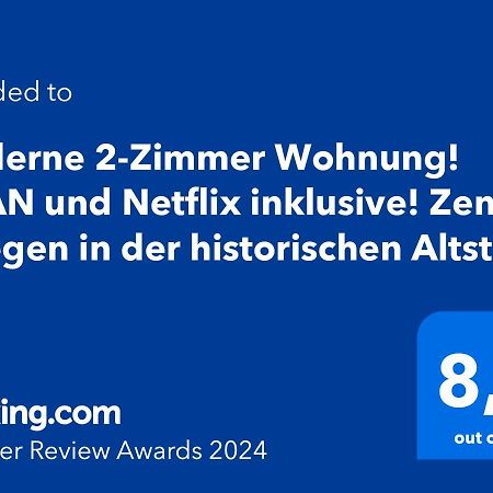 Moderne 2-Zimmer Wohnung! Wlan Und Netflix Inklusive! Zentral Gelegen In Der Historischen Altstadt! Stade Buitenkant foto